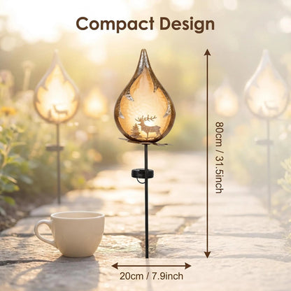 Solar Metal Flame Torch Garden Light alternate product view