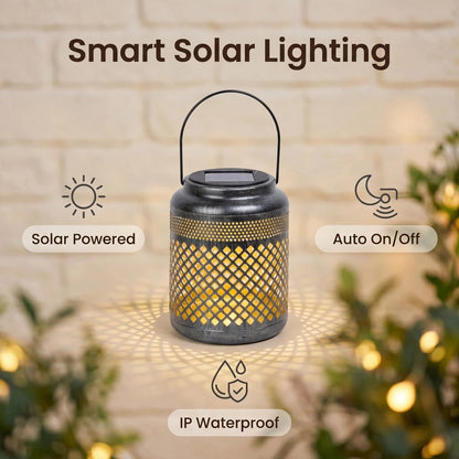 Solar Metal Garden Lantern product detail view