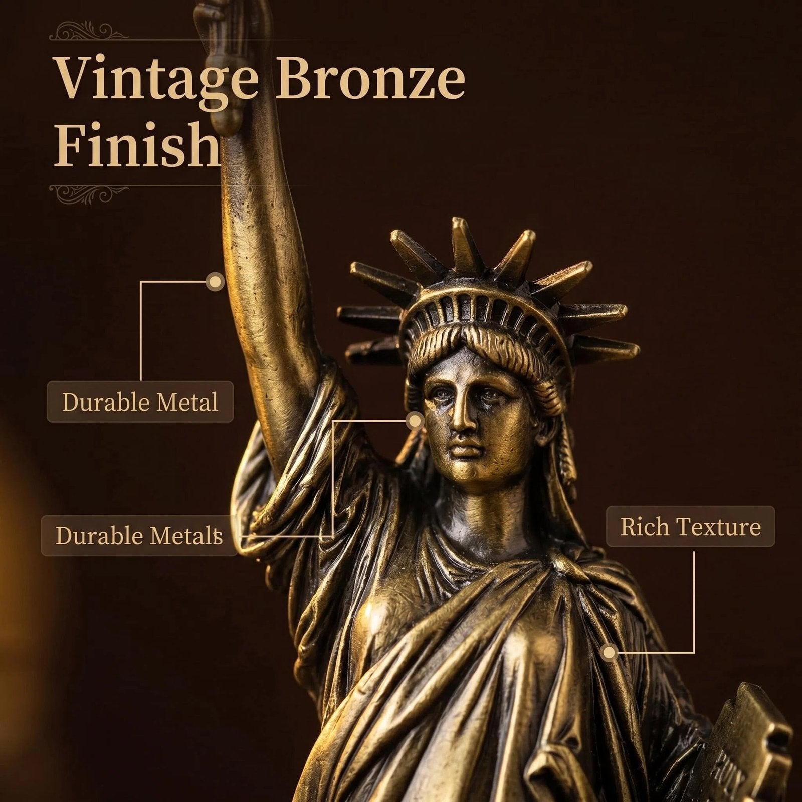 Statue of Liberty Desk Decor alternate product view