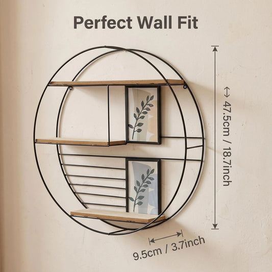 Round Metal Wall Shelf alternate product view
