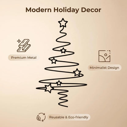 Metal Christmas Tree Wall Decor additional product view