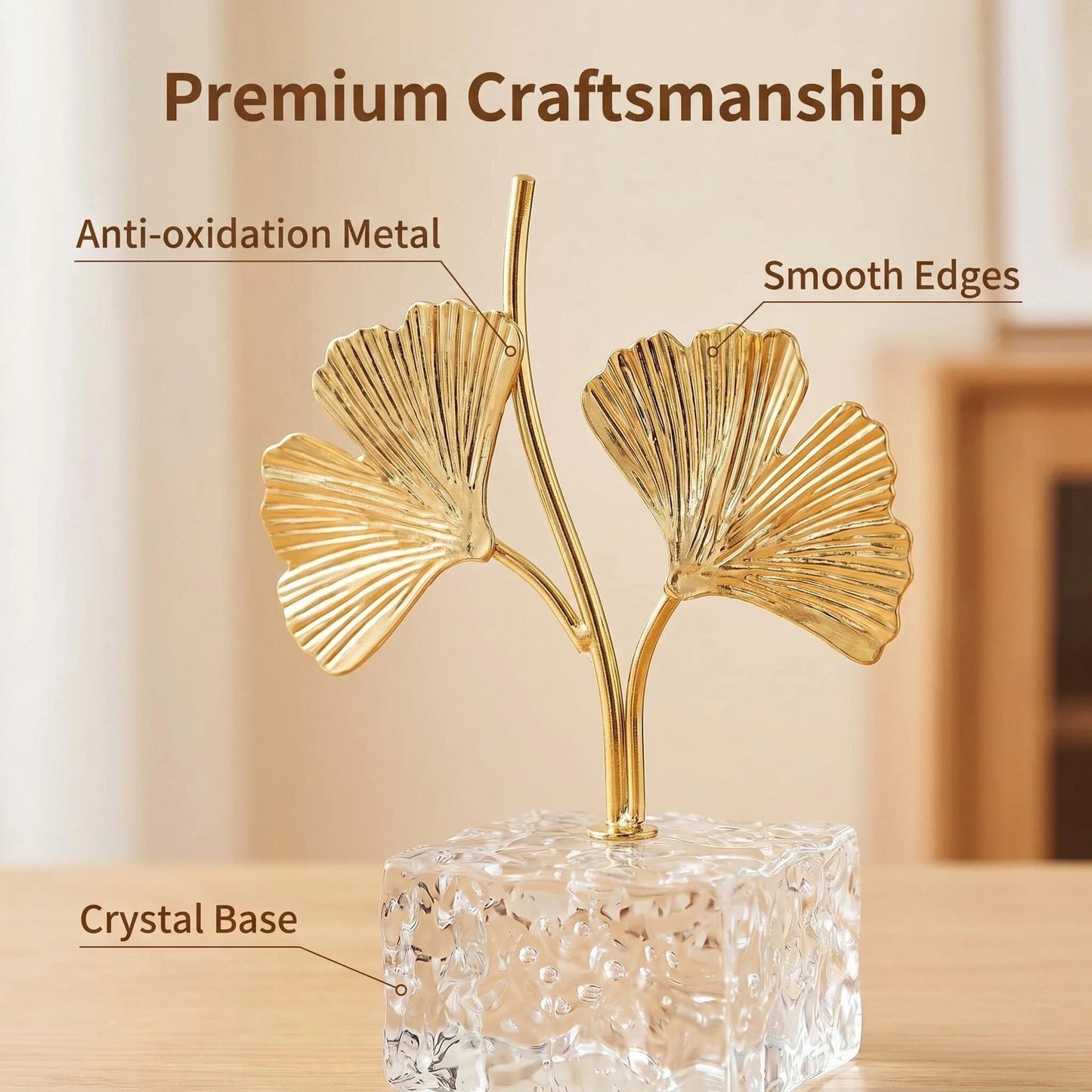 Nordic Metal Crystal Ball Tabletop Decor product detail view