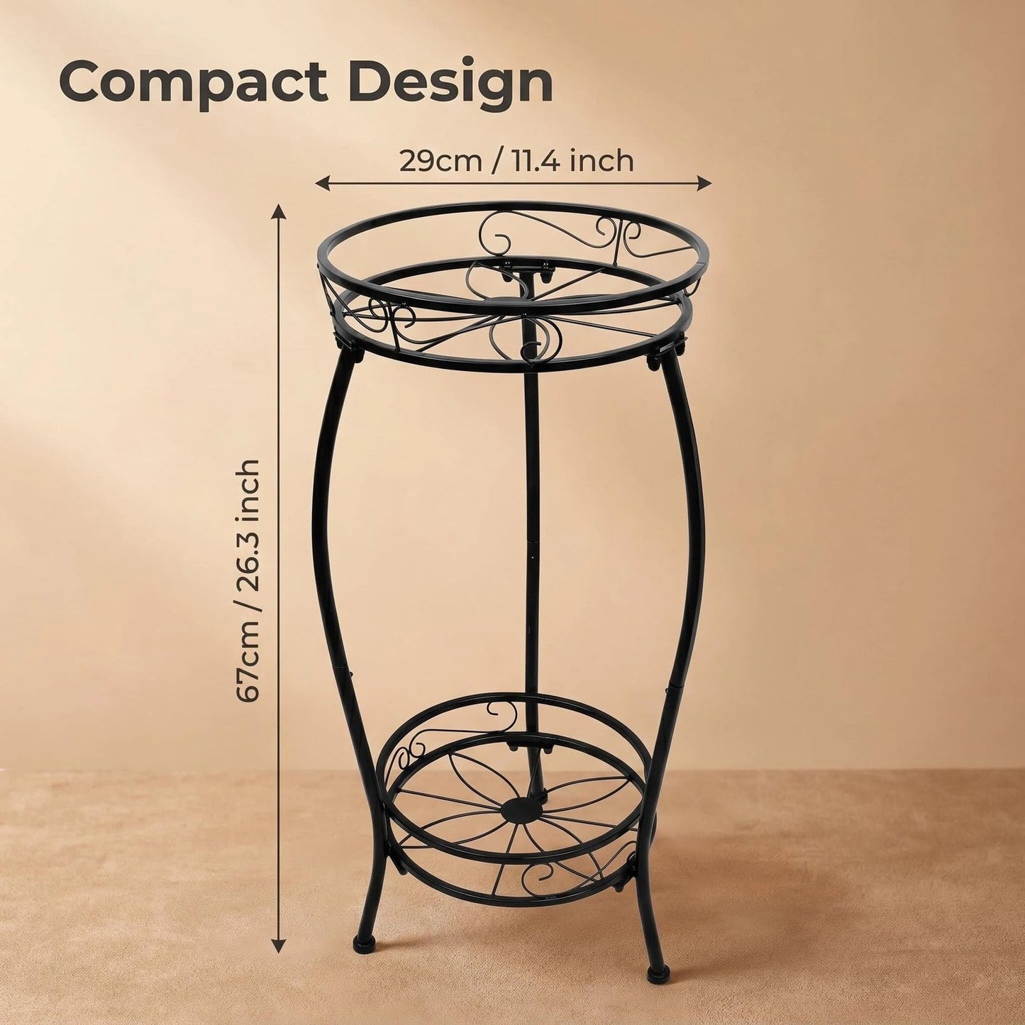 Multi-Tier Metal Plant Stand product detail view