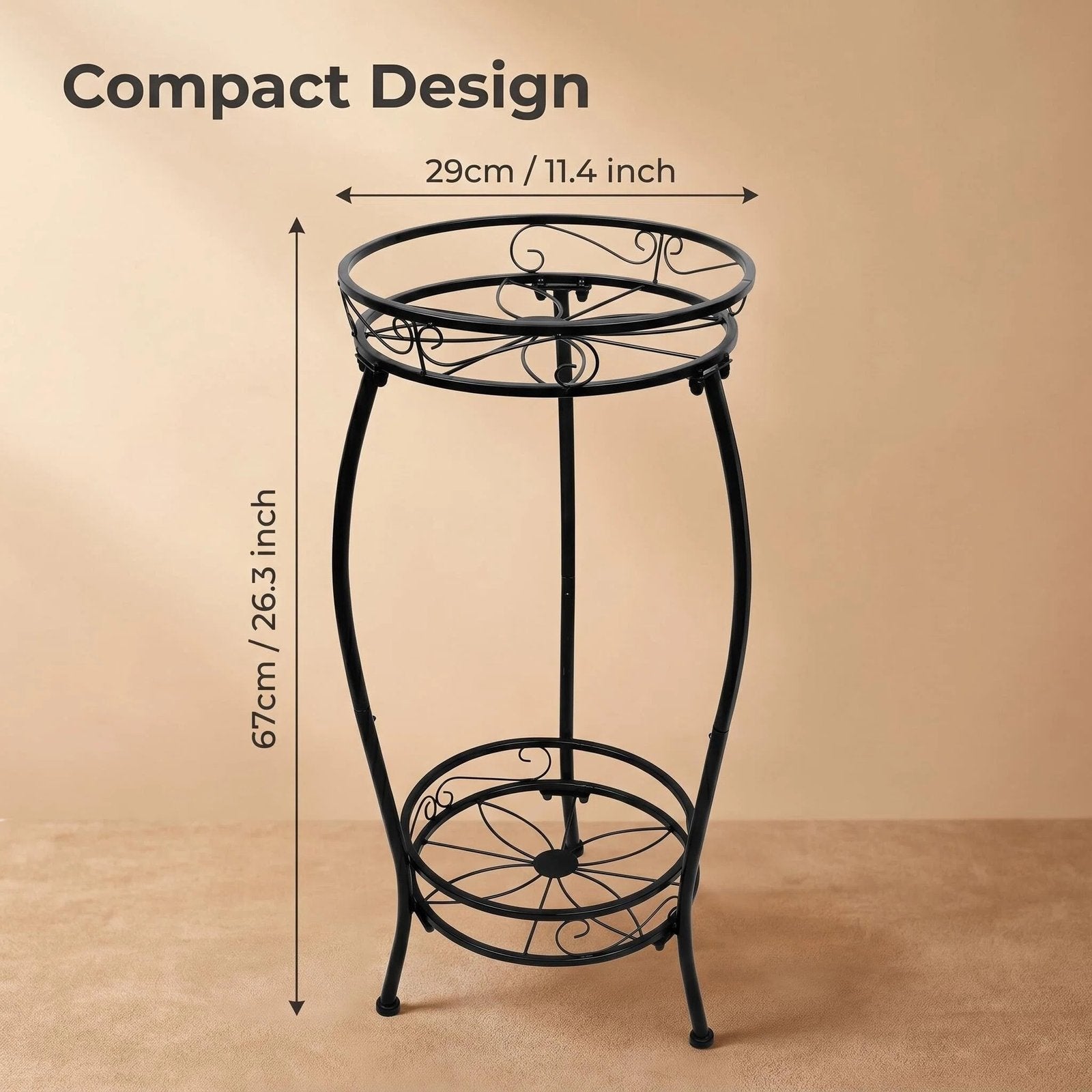 Multi-Tier Metal Plant Stand product detail view
