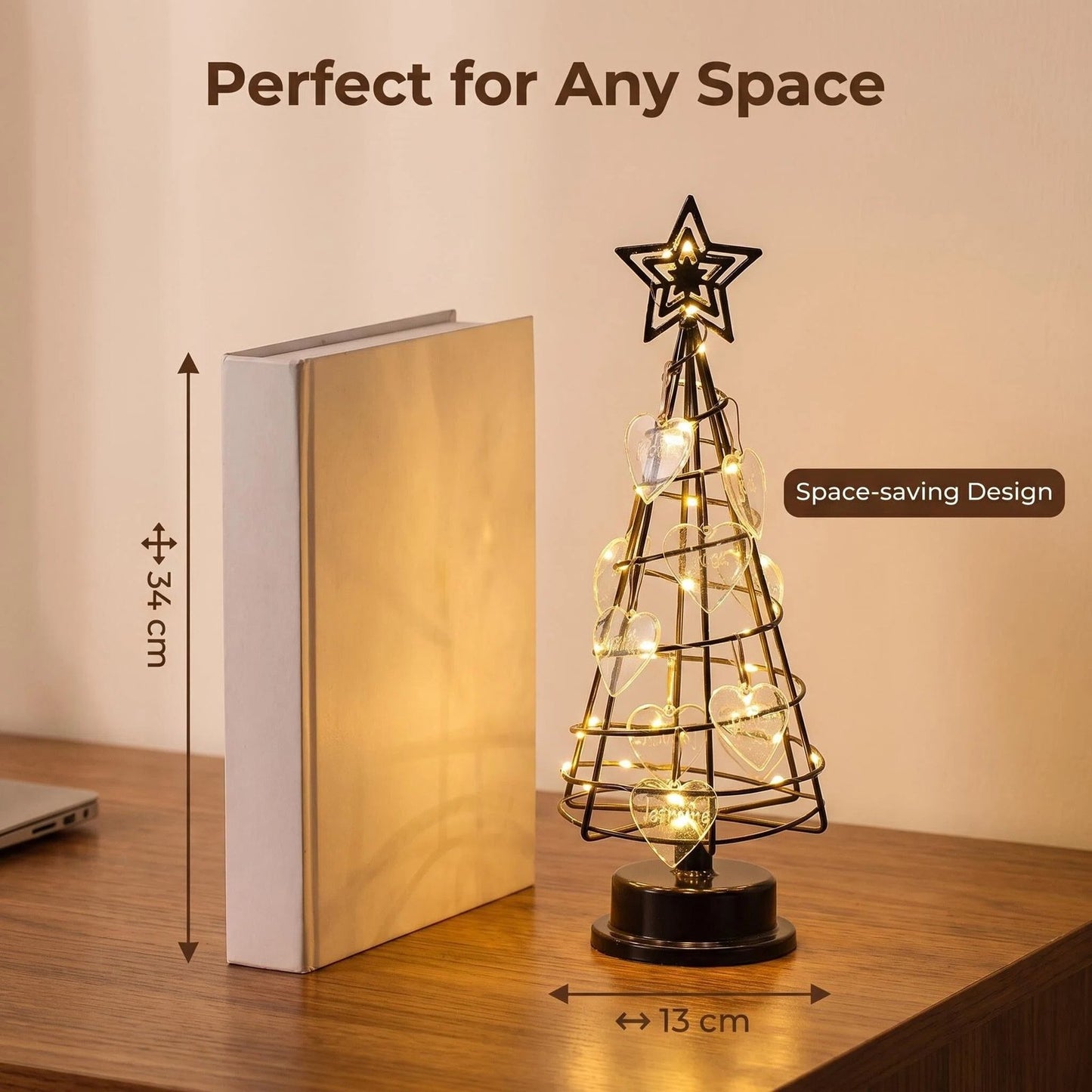 LED Crystal Christmas Tree Decor product detail view