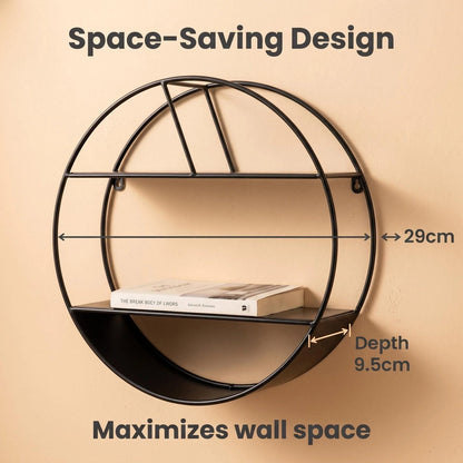 Nordic Metal Wall Shelf product detail view