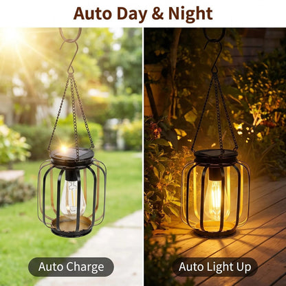 Solar Metal Hanging Garden Lantern additional product view