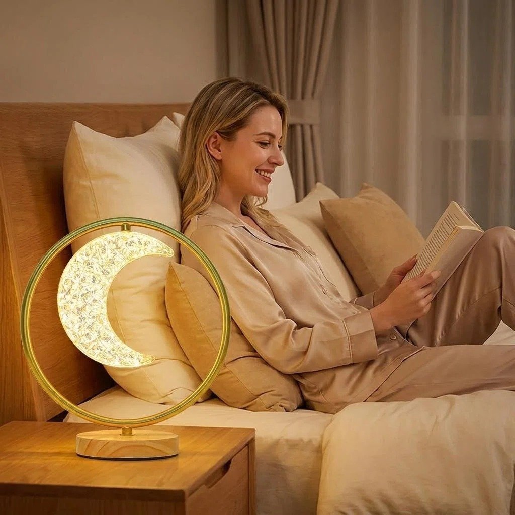 Moon & Star Metal LED Table Lamp additional product view