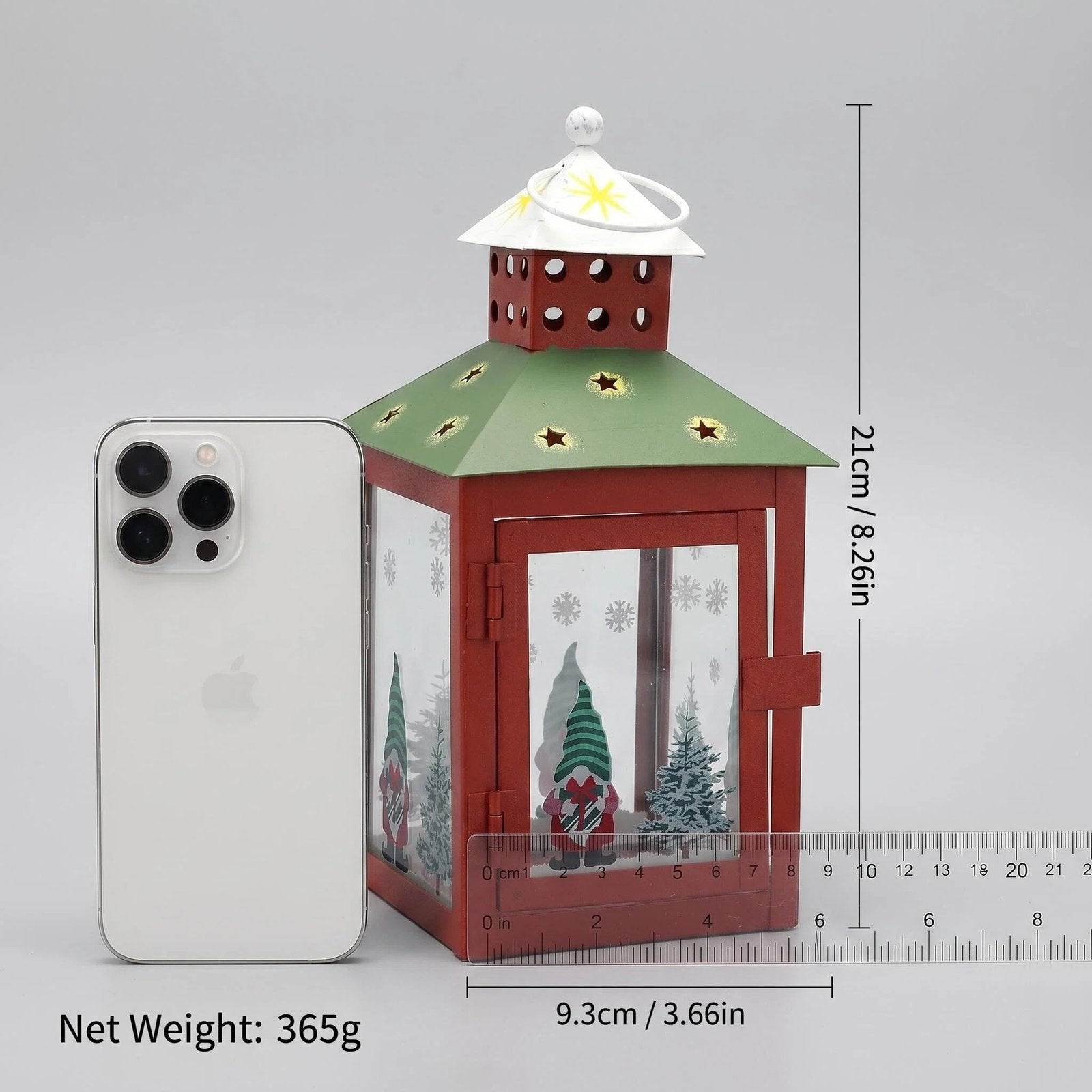Vintage Iron Candle Lantern product detail view