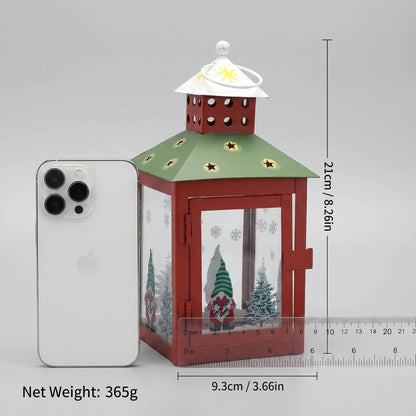 Vintage Iron Candle Lantern product detail view