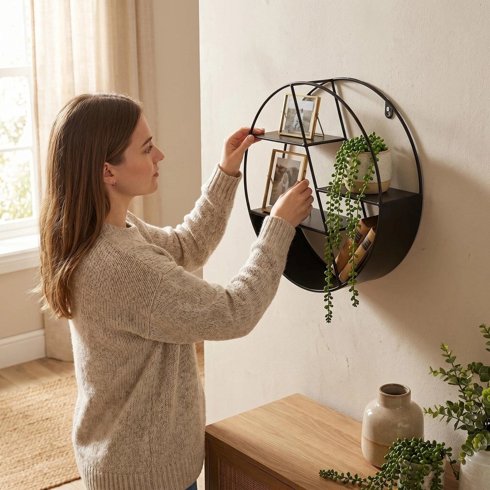 Nordic Metal Wall Shelf additional product view