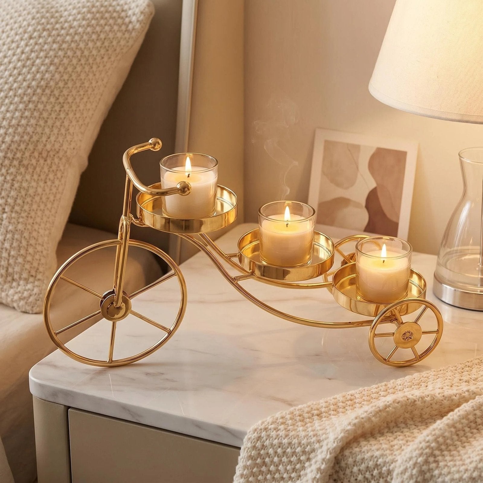Modern Metal Table Candle Holder additional product view