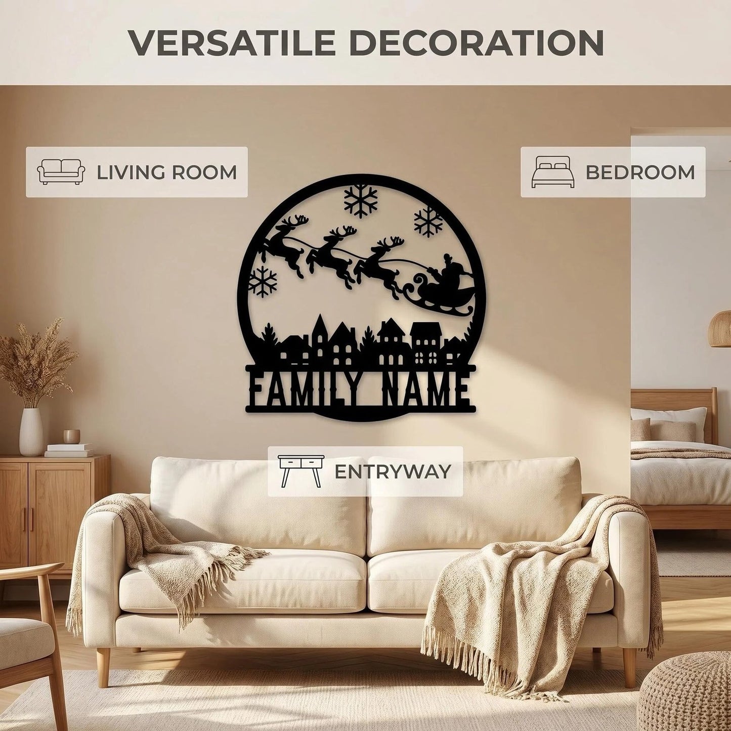 Modern Nordic Metal Wall Art additional product view
