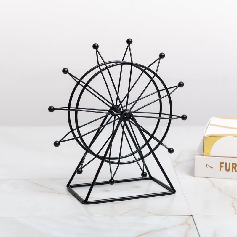 Rotating Nordic Metal Ferris Wheel Table Decor