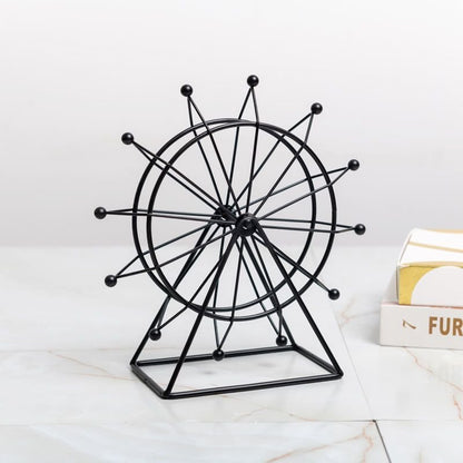 Rotating Nordic Metal Ferris Wheel Table Decor