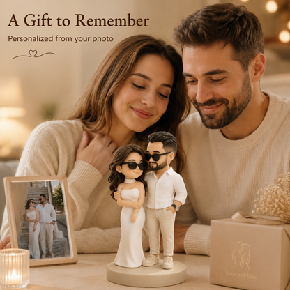 Custom 3D Couple Figurine from Photo | Personalized Keepsake