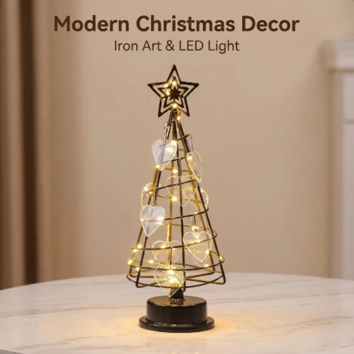 led crystal christmas tree decor