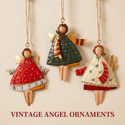 vintage angel christmas ornament