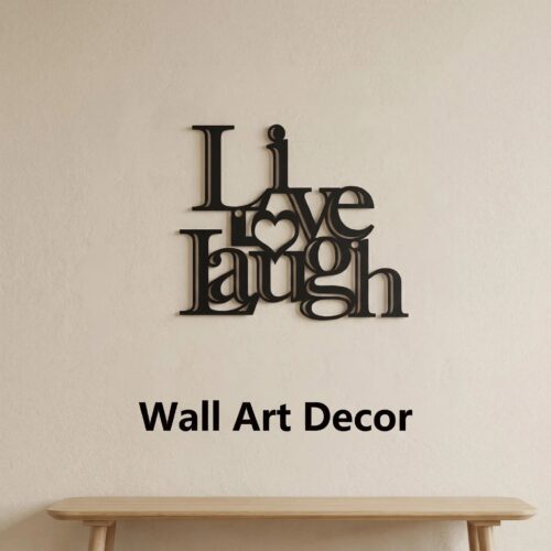 live love laugh metal word wall art home hanging decor