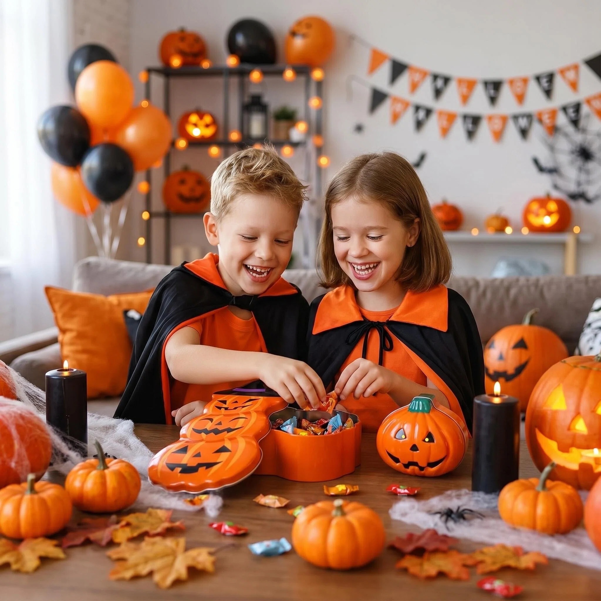 thick metal pumpkin candy container for halloween thick metal pumpkin candy container for halloween