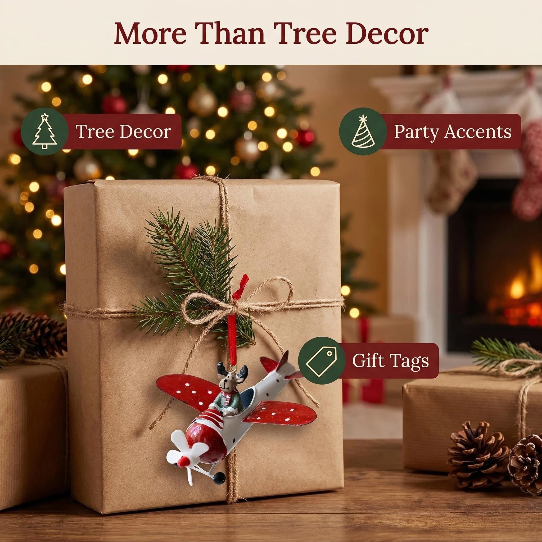 metal airplane christmas tree ornament metal airplane christmas tree ornament